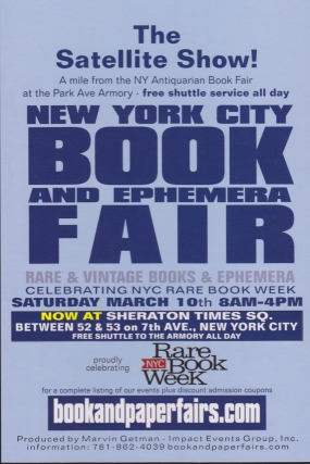 New York City Book and Ephemera Fair!