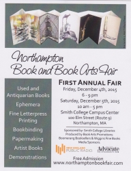 Northampton Book and Book Arts Fair!